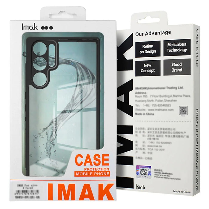 IMAK UX-9A Series for Samsung Galaxy S24 FE Clear Case TPU+PC Phone Cover Reinforced Corners - 7