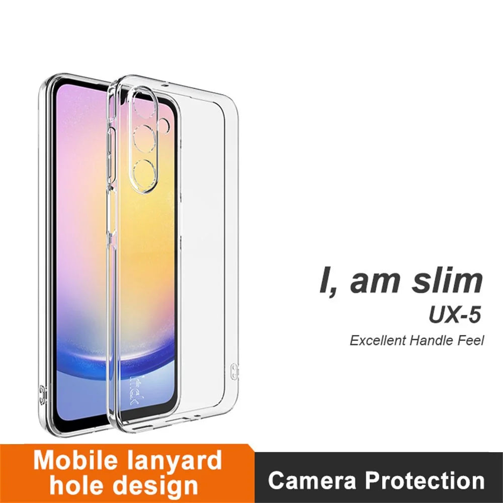 IMAK UX-5 Series For Samsung Galaxy A16 5G / A16 4G Case Transparent TPU Ultra Slim Phone Cover - 2