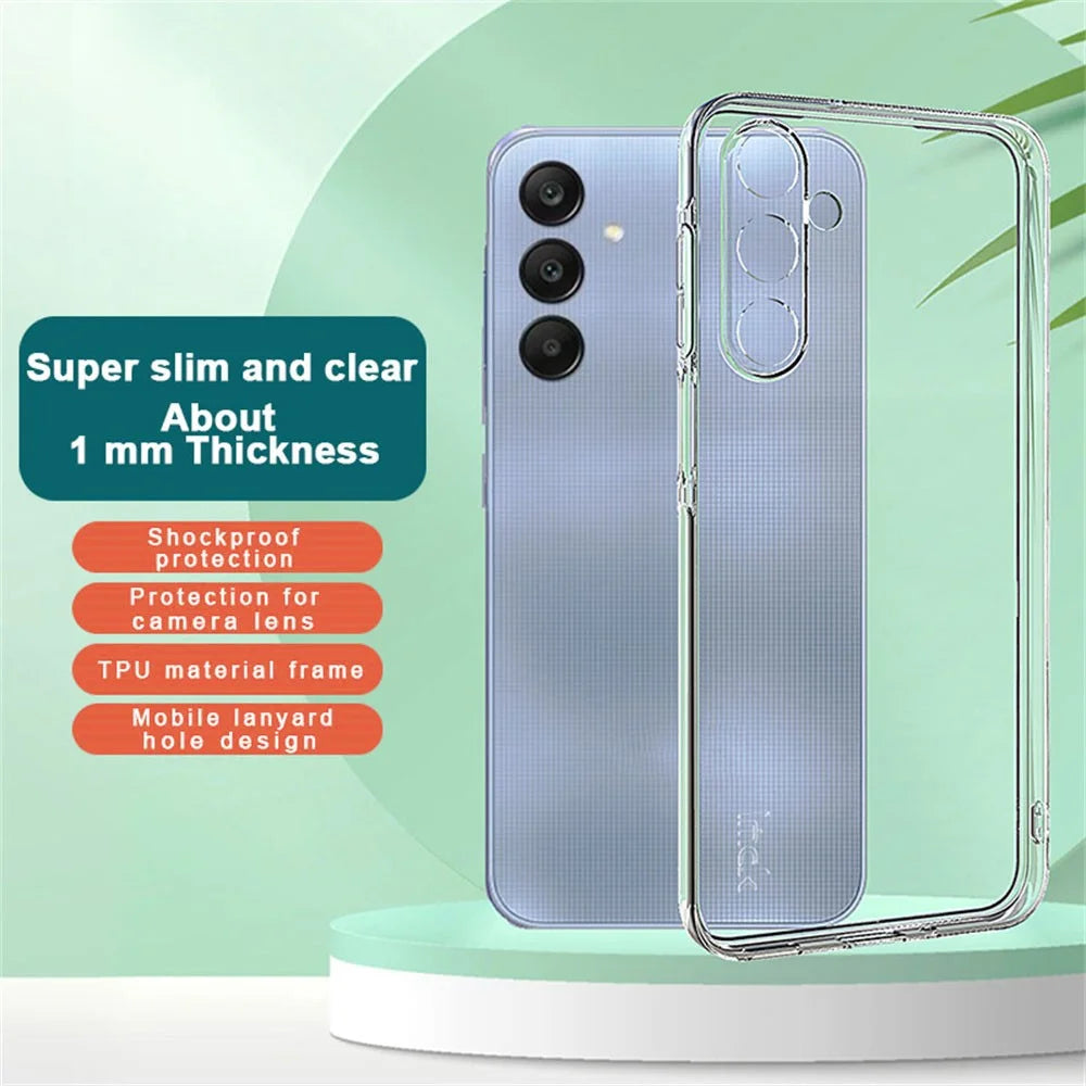 IMAK UX-5 Series For Samsung Galaxy A16 5G / A16 4G Case Transparent TPU Ultra Slim Phone Cover - 3