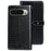 IDEWEI For Google Pixel 9 Pro XL Case Crocodile Texture PU Leather Flip Phone Cover - Black - 1