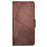 IDEWEI For iPhone 16 Pro Case Leather Wallet Phone Cover Stand Calf Texture - Coffee - 4