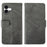 IDEWEI For iPhone 16 Plus Case Leather Wallet Phone Cover Stand Calf Texture - Grey - 1