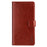 IDEWEI For iPhone 16 Plus Stand Case Crazy Horse Texture Leather Phone Cover - Brown - 7