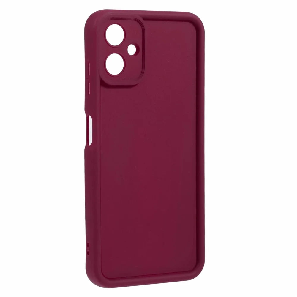 For Samsung Galaxy A06 4G Case Grooved Design TPU Anti-Slip Phone Cover - Red - 3