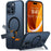 TORRAS Pstand Spin Series For iPhone 16 Pro Case Compatible with MagSafe Rotating Kickstand TPU+PC Phone Cover - Black - 1