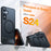 TORRAS Ostand L1 Series For Samsung Galaxy S24 Ultra Case Kickstand TPU+PC Phone Cover Magnetic Case - Black - 2