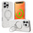TORRAS Ostand Q3 Silicone Series For iPhone 16 Pro Case Kickstand TPU+PC Phone Cover Compatible with Magsafe - Ivory - 1