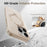 TORRAS Ostand Q3 Silicone Series For iPhone 16 Pro Case Kickstand TPU+PC Phone Cover Compatible with Magsafe - Ivory - 6