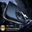 TORRAS Ostand Q1 Guardian Series for iPhone 15 Pro Max Case Compatible with MagSafe Kickstand TPU+PC Phone Cover - Black - 3