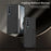 For Samsung Galaxy Z Fold3 5G Case Kickstand PC Phone Cover with Alloy Lens Ring - Black - 7