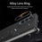 For Samsung Galaxy Z Fold4 5G Case Kickstand PC Phone Cover with Alloy Lens Ring - Black - 5