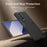 For Samsung Galaxy Z Fold4 5G Case Kickstand PC Phone Cover with Alloy Lens Ring - Black - 6