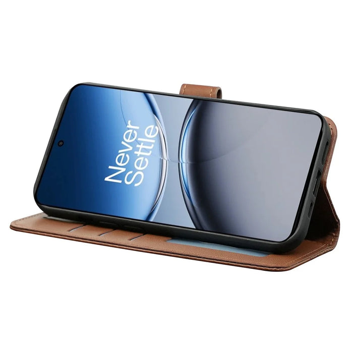 For OnePlus Nord 4 Wallet Phone Case Pattern Imprint Leather Flip Cover - Brown - 3