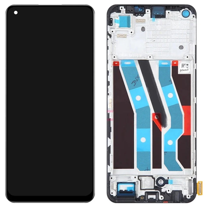 For Realme 11 4G (159.9x73.3x7.95mm) OEM Grade S AMOLED Screen and Digitizer Assembly + Frame (Without Logo) - 1