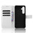 For Samsung Galaxy S24 FE Case PU Leather Diamond Texture Wallet Phone Cover - White - 4