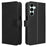 For Samsung Galaxy A16 5G / A16 4G Case PU Leather Diamond Texture Wallet Phone Cover - Black - 1