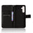 For Samsung Galaxy A16 5G / A16 4G Case PU Leather Diamond Texture Wallet Phone Cover - Black - 4