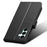 For Samsung Galaxy A16 5G / A16 4G Case PU Leather Diamond Texture Wallet Phone Cover - Black - 5