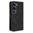 For vivo V40 Lite (Indonesia) 4G / 5G Leather Case Phone Wallet Cover with Multiple Card Slots - Black - 7