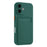 For iPhone 16 Case Flexible TPU Phone Cover with Back Card Slot - Midnight Green - 3