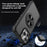 For iPhone 16 Pro Max Case Compatble with MagSafe CD Vein Kickstand TPU+PC Phone Cover - Black - 6