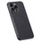 For iPhone 15 Pro Max Case Compatible with MagSafe Carbon Fiber Texture Leather Coated PC+Silicone Protective Cover - Black - 1
