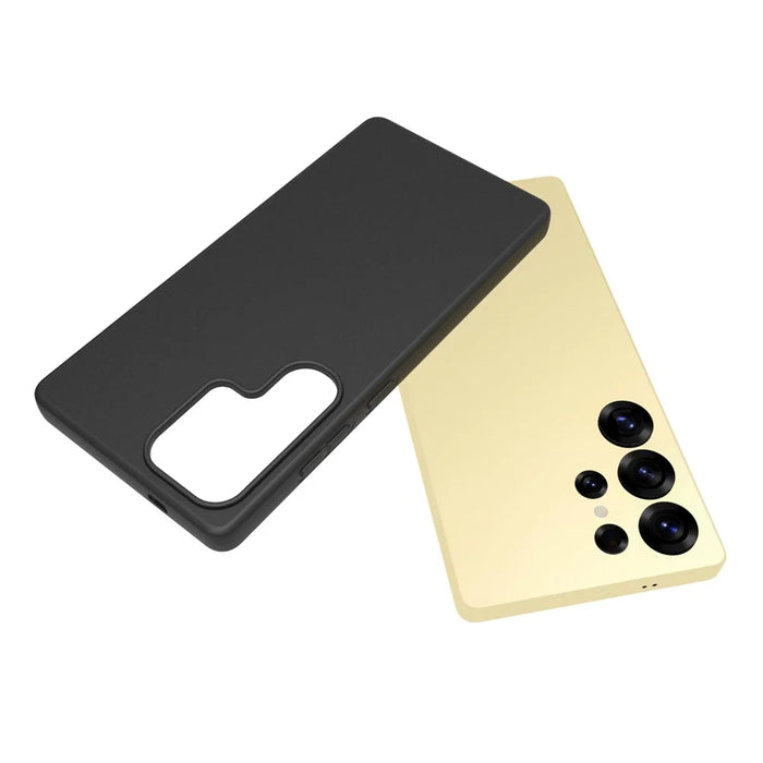10Pcs / Pack For Samsung Galaxy S25 Ultra Case Anti-Fingerprint Soft TPU Protective Cover - Black - 6