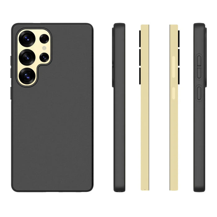 10Pcs / Pack For Samsung Galaxy S25 Ultra Case Anti-Fingerprint Soft TPU Protective Cover - Black - 7