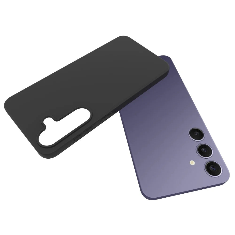 10Pcs / Pack For Samsung Galaxy S25+ Case Anti-Fingerprint Soft TPU Protective Cover - Black - 5