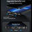 For iPhone 16 Pro Case Anti-Spy Double-Sided Tempered Glass+Magnetic Metal Frame Phone Cover - Black - 5