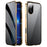 For iPhone 16 Case Anti-Spy Double-Sided Tempered Glass+Magnetic Metal Frame Phone Cover - Gold - 1