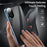 For iPhone 16 Case Anti-Spy Double-Sided Tempered Glass+Magnetic Metal Frame Phone Cover - Gold - 3
