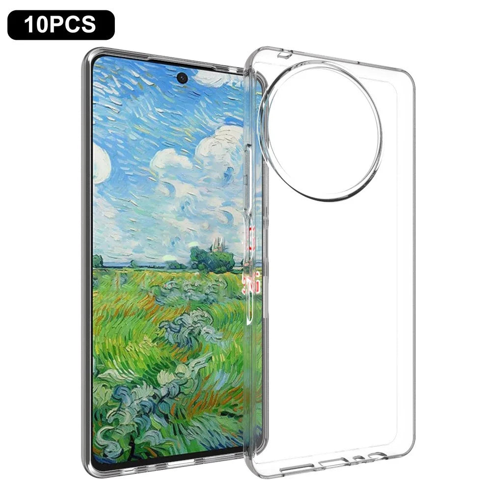 10Pcs / Pack For TCL 50 NxtPaper 5G / 50 Pro NxtPaper 5G Clear Case Watermark-Free TPU Protective Cover - 1