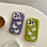 For iPhone 16 Pro Case Butterfly Design Warm Plush TPU Phone Cover - Green - 4
