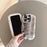 For iPhone 16 Pro Case Mink Fur Texture TPU Fuzzy Winter Protective Cover - Grey - 3