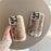 For iPhone 16 Pro Case Mink Fur Texture TPU Fuzzy Winter Protective Cover - Grey - 4