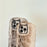 For iPhone 16 Pro Case Mink Fur Texture TPU Fuzzy Winter Protective Cover - Grey - 6