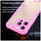 Armor Series For iPhone 16 Pro Case PC+TPU Semi-Transparent Frosted Finish Protective Phone Cover - Pink - 4