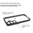 For Samsung Galaxy S25 Case Shockproof PC+TPU Clear Back Phone Cover - 3