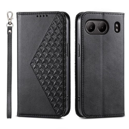 For OnePlus Nord 4 Case Calf Texture PU Leather Phone Cover with Wallet - Black - 1