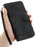 DIERFENG DF-03 For OnePlus Nord 4 Leather Case Lines Imprint Wallet Phone Cover - Black - 6