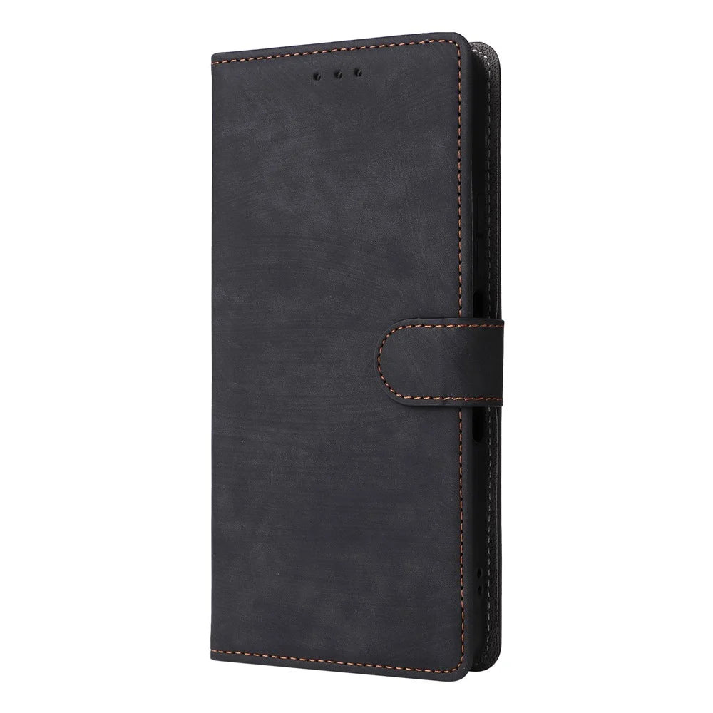 For TCL 50 Pro Nxtpaper 5G / 50 Nxtpaper 5G / TCL P10 / 60 XE NxtPaper 5G Wallet Case RFID Blocking PU Leather Cover Stand View - Black - 6