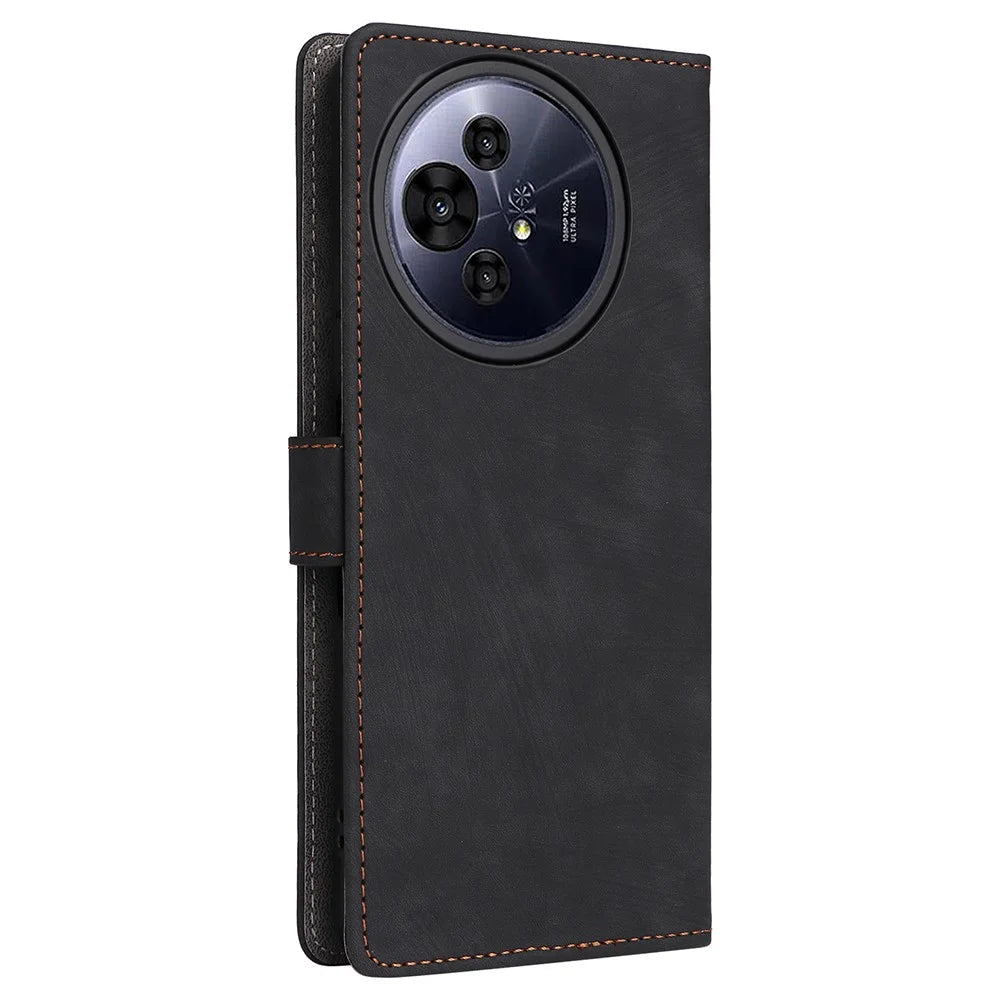 For TCL 50 Pro Nxtpaper 5G / 50 Nxtpaper 5G / TCL P10 / 60 XE NxtPaper 5G Wallet Case RFID Blocking PU Leather Cover Stand View - Black - 7