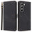 For Infinix Hot 50 4G X6882 Wallet Case RFID Blocking PU Leather Cover Stand View - Black - 1
