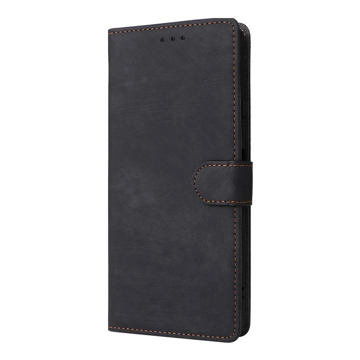 For Infinix Hot 50 4G X6882 Wallet Case RFID Blocking PU Leather Cover Stand View - Black - 6