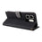 For Infinix Smart 9 4G X6532 / Hot 50i 4G X6531 Wallet Case RFID Blocking PU Leather Cover Stand View - Black - 4