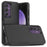 For Samsung Galaxy S24 FE Case 2-in-1 PC+TPU Shockproof Phone Cover - Black - 1
