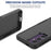 For Samsung Galaxy S24 FE Case 2-in-1 PC+TPU Shockproof Phone Cover - Black - 5
