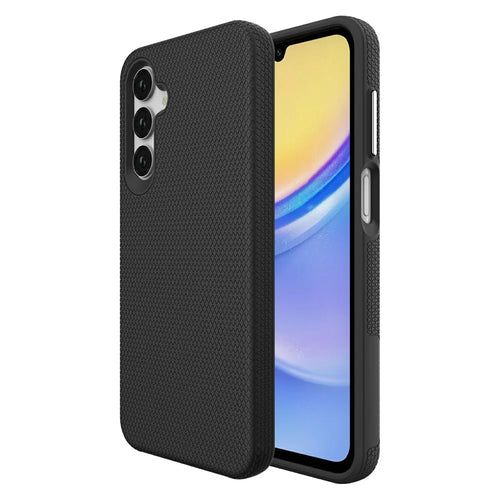 For Samsung Galaxy A18 5G / A18 4G / A17 4G / A26 5G / A16 5G / A16 4G Case TPU+PC Four Corner Anti-Drop Phone Cover - Black - 1