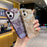 For iPhone 16 Case 3D Butterfly TPU Phone Cover with Gradient Glitter Paper - Gold - 3
